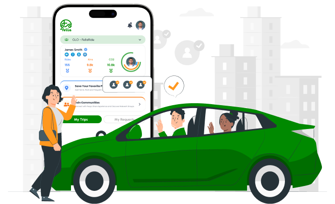 FellaRide App Interface
