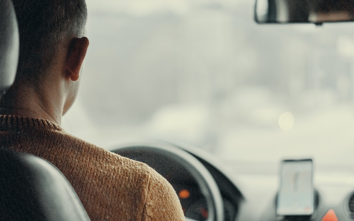 Person driving